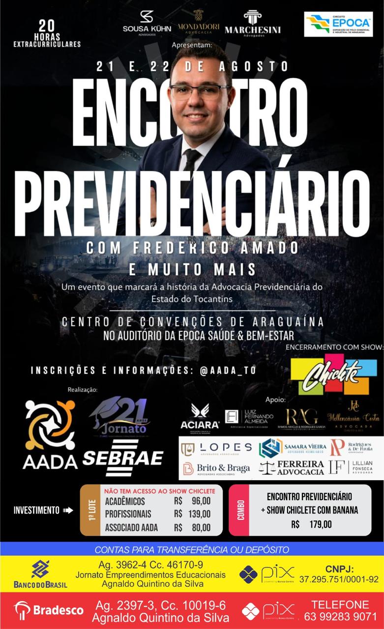 Folder oficial do evento